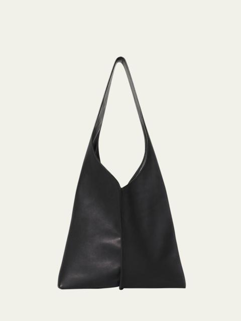 The Row Bindle Small Shoulder Bag in Saddle Leather