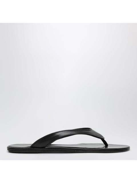JUDE Jude Black Leather Rue Sandal Women