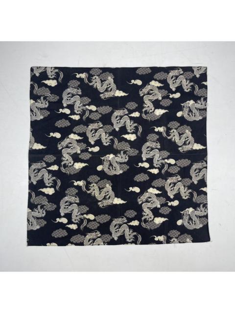 Other Designers Vintage - dragon bandana handkerchief neckerchief scarf