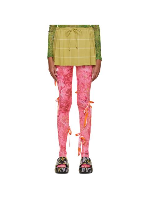 Collina Strada Green Thistle Miniskirt