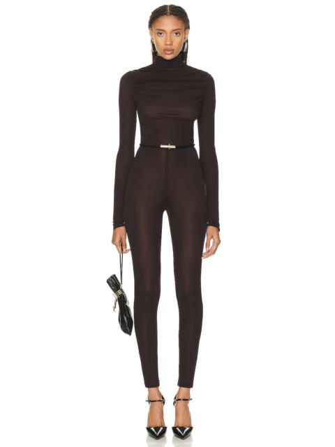 SAINT LAURENT Turtleneck Jumpsuit