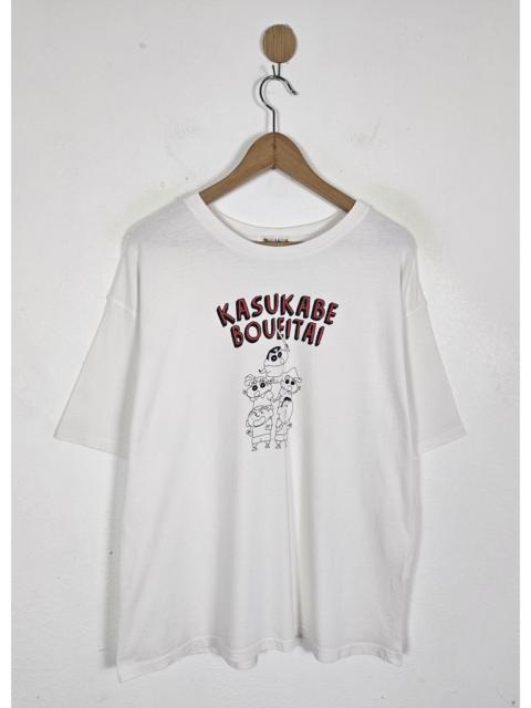Other Designers Anime - Vintage Crayon Shin Chan Kasukabe Bouetai tv show shirt