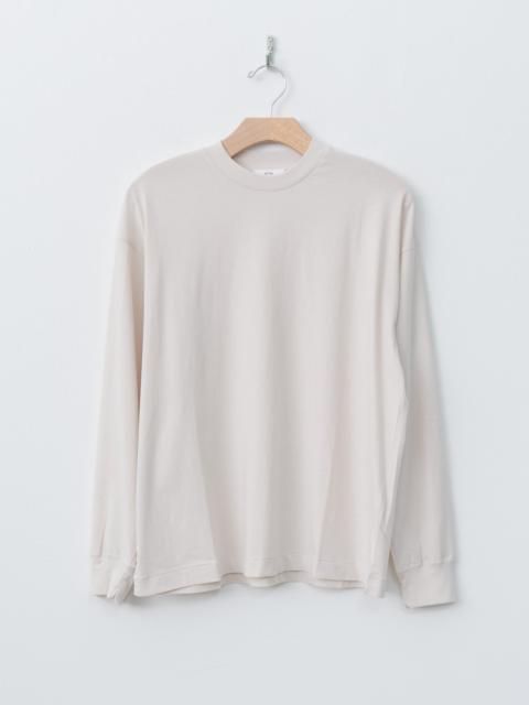 ATON Fresca Nubuck Longsleeve T–Shirt - Warm White