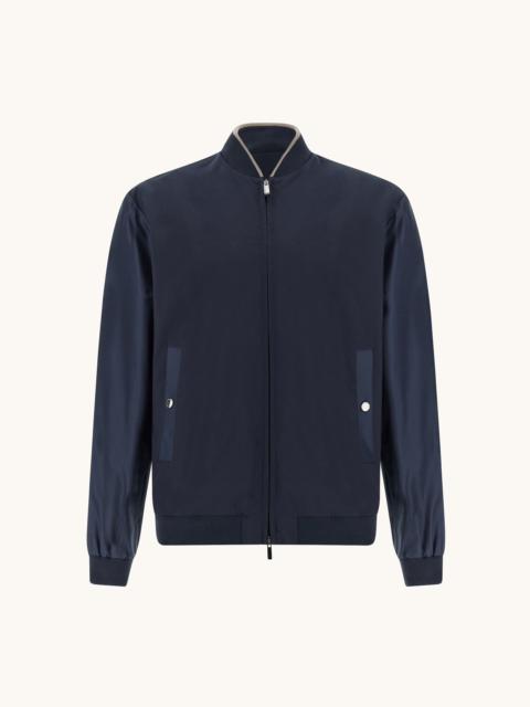 Paul & Shark HYBRID BOMBER IN WOOL AND SILK