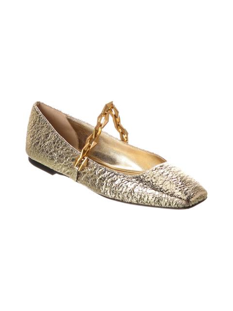 JIMMY CHOO Jimmy Choo Diamond Tilda Leather Flat