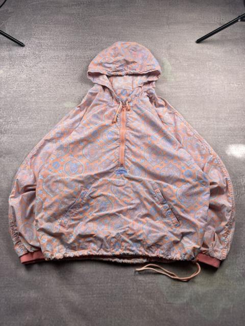 Other Designers Vintage 90s Quiksilver Art Overprint Zip Anorak Jacket