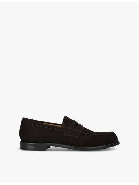 Church's Gateshead suede penny loafers