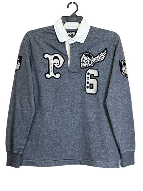 PPFM PPFM X STIMULATION LONG SLEEVE POLO RUGBY SHIRT