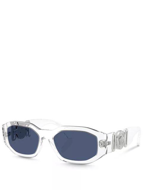 VERSACE Square Sunglasses, 53mm