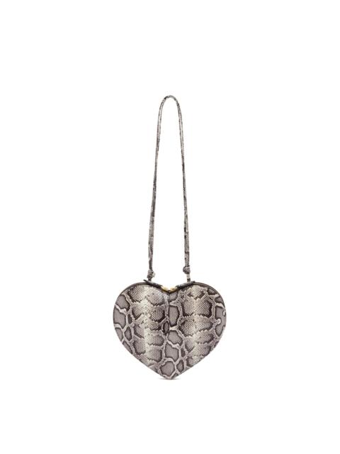 Alaïa Snake Print Le Coeur Bag