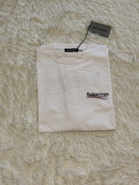 BALENCIAGA BALENCIAGA Political Campaign T Shirt White