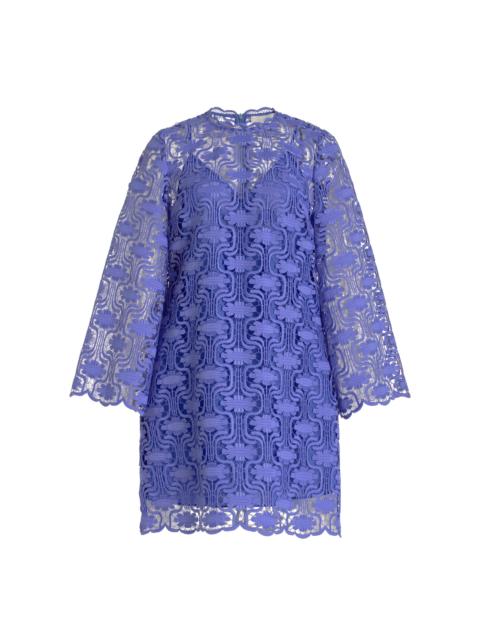 Zimmermann Maxine Lace Tunic Dress blue