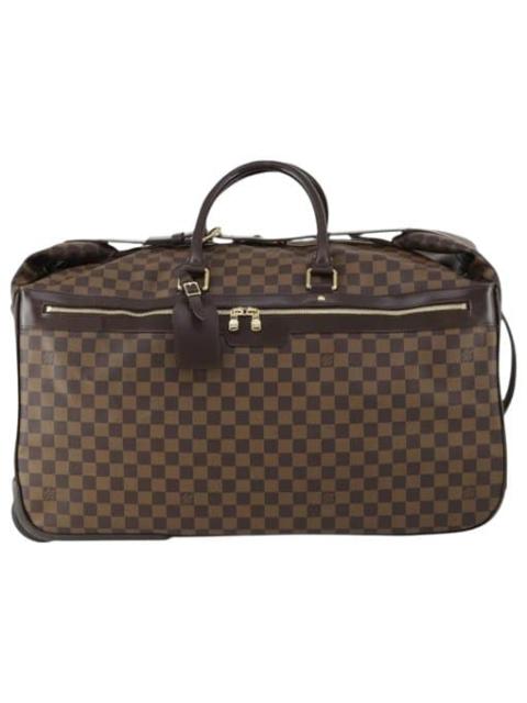 Louis Vuitton Keepall leather travel bag