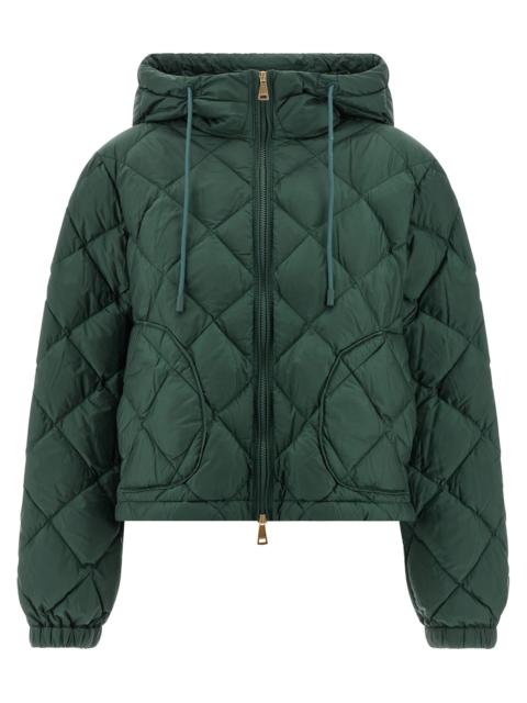 WEEKEND Max Mara Eris Puffer Jackets Green