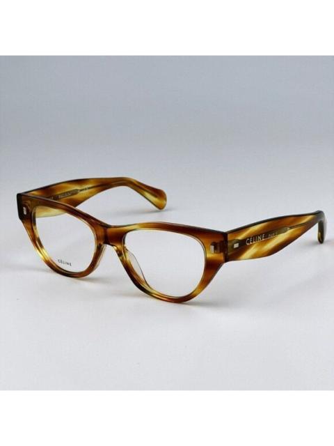 CELINE NEW Celine CL50012I 056 Havana Cat Eye Women Eyeglasses CL 50012I