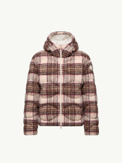 Moncler Cervi Wool Blend Hooded Short Down Jacket