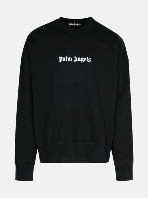 Palm Angels BLACK COTTON SWEATSHIRT