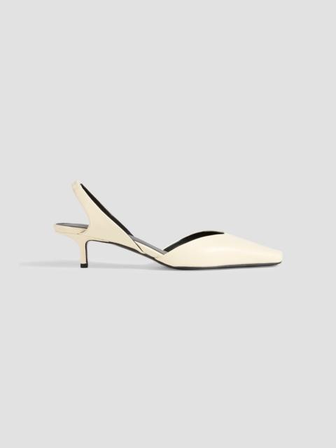 Loulou de Saison Akila leather slingback pumps