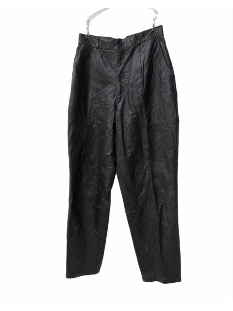 Other Designers Genuine Leather - 💣Rare Vintage Japanese Brand Mr Junko Leather Pants