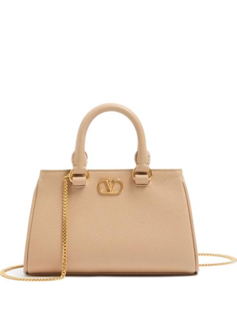 Valentino Valentino Garavani Vlogo Signature Small Handbag Beige