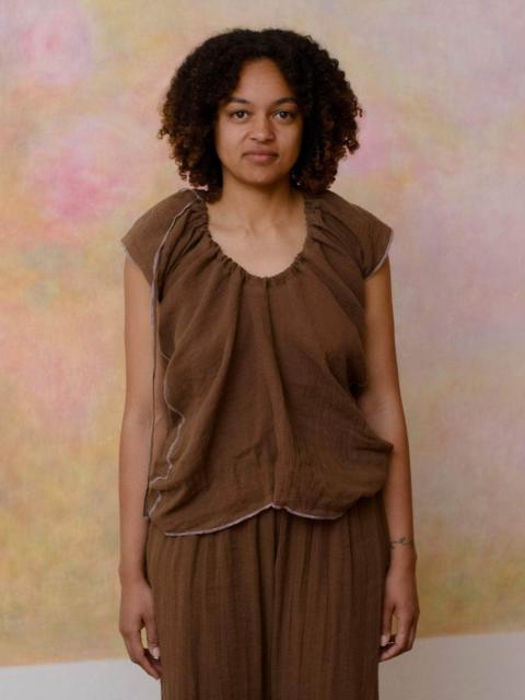 BASERANGE Max Top - Crinkle Linen