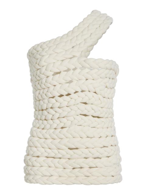 BEVZA Tisto Rope Top ivory
