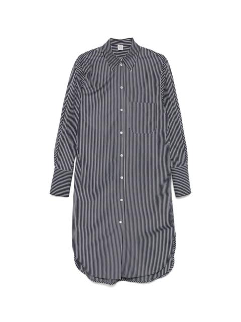 Striped cotton shirtdress