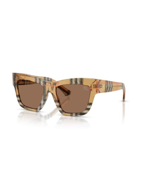 Burberry Burberry Brown Cat Eye Ladies Sunglasses BE4449F 414673 53