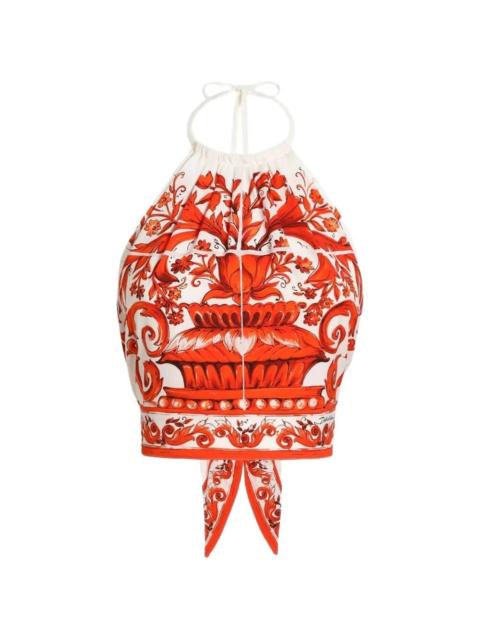 Dolce & Gabbana Dolce & Gabbana Women Maiolica-Print Top