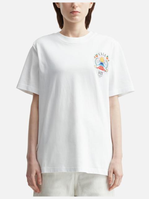 CASABLANCA CASA WAY MOUNTAIN T-SHIRT