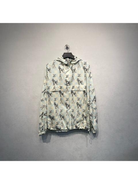 Louis Vuitton Louis Vuitton x Tyler collaboration hooded sweatshirt with dog cartoon pattern