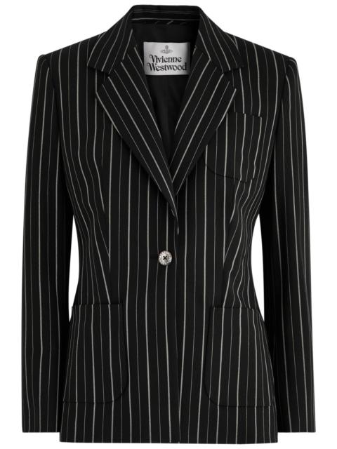 Vivienne Westwood Striped Stretch-wool Blazer