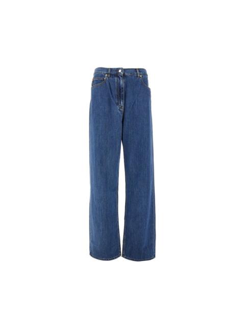 Valentino COTTON AND LYOCELL BAGGY FIT JEANS