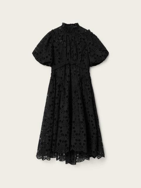 ALLSAINTS ODETTE BROIDERIE ANGLAIS MAXI DRESS