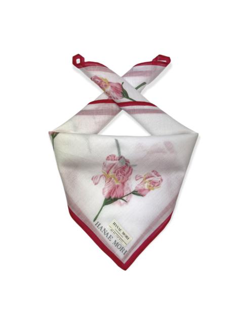 Other Designers Hanae Mori - Hanae Mori Floral Handkerchief Bandana Neckerchief