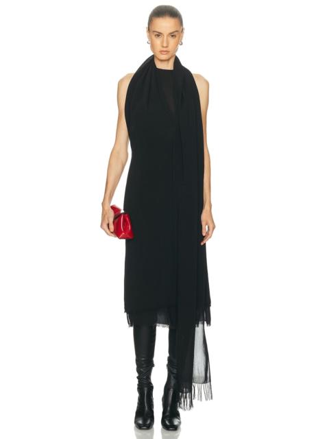 TOTEME Fringed Scarf Dress