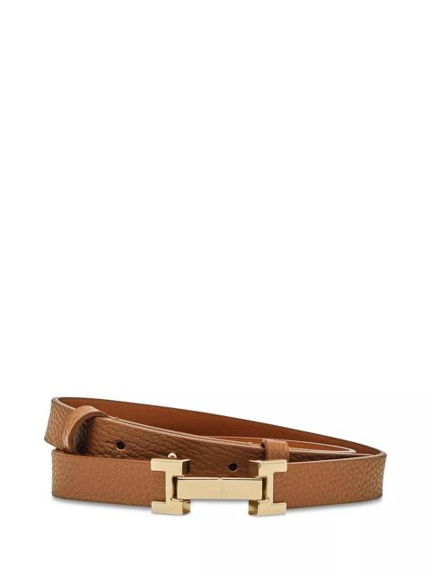 REISS Women's Hayley H Link Leather Belt