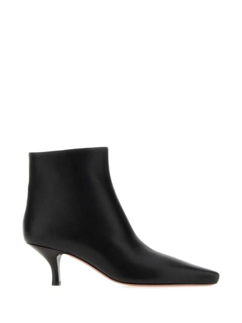 PARIS TEXAS Paris Texas Women Black Leather Rose Ankle Boots