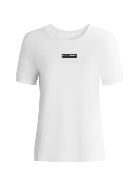 Dolce & Gabbana Dolce & Gabbana Women Logo Cotton T-Shirt