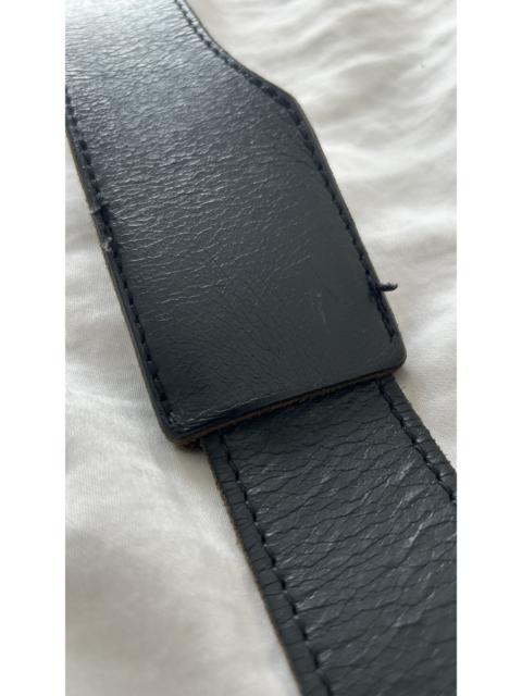 Maison Margiela collector . maison margiela . MM6 . black leather belt