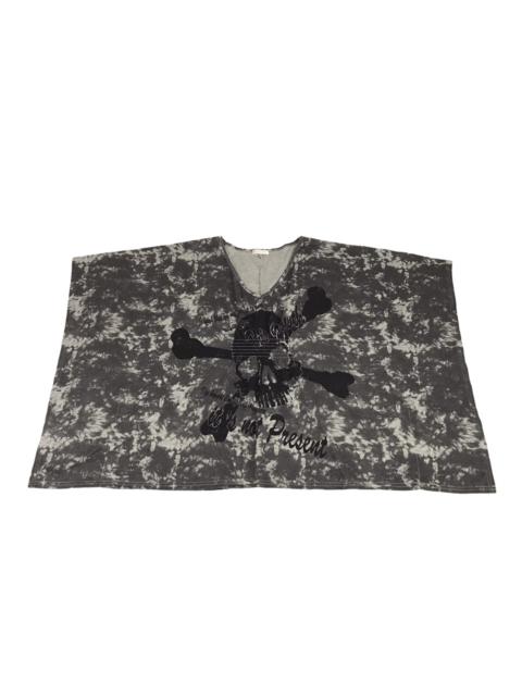 Other Designers Japanese Brand - Park Girl Baggy Tank Top Crop Skull Logo Acid Wash