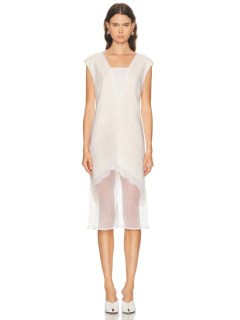Jil Sander V Neck Dress