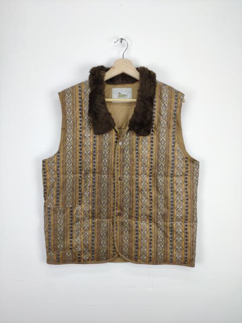 Other Designers Vintage - Steal 💥 Vintage Japanese Vest Paisley Motif Printed