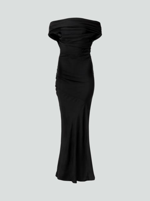 entire studios SLEEVELESS BOUND DRESS OBSIDIAN