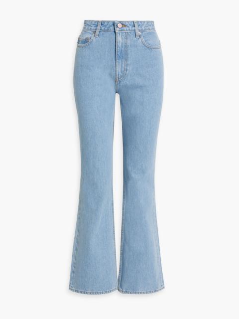 GANNI Betzy high-rise flared jeans