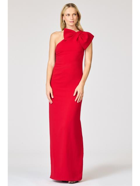 SACHIN & BABI COSETTE GOWN - CARDINAL
