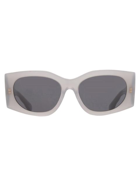 Other Designers Tory Burch Dark Grey Rectangular Ladies Sunglasses TY7221U 202587 56