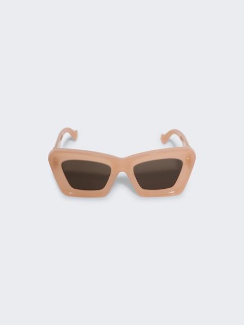 Loewe Anagram Sunglasses Shiny Pink And Brown