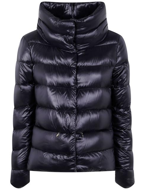 Herno The 'MONOGRAM CAPE JACKET' by Herno is a premium outerwear piece that seamlessly blends elegance and