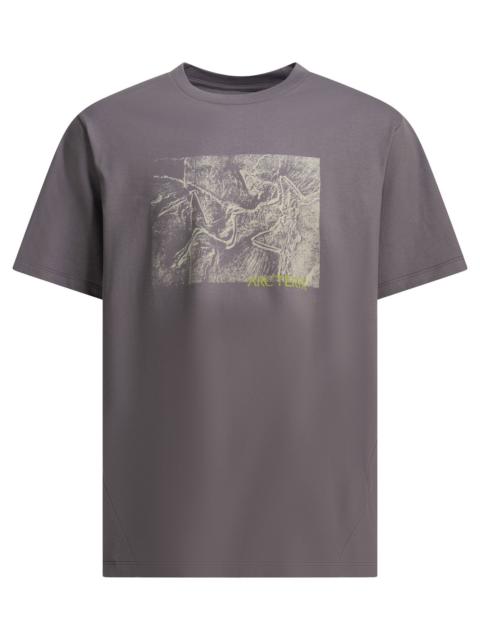 Arc'teryx Arc'teryx Kragg Cotton Lithographica T-shirt Purple